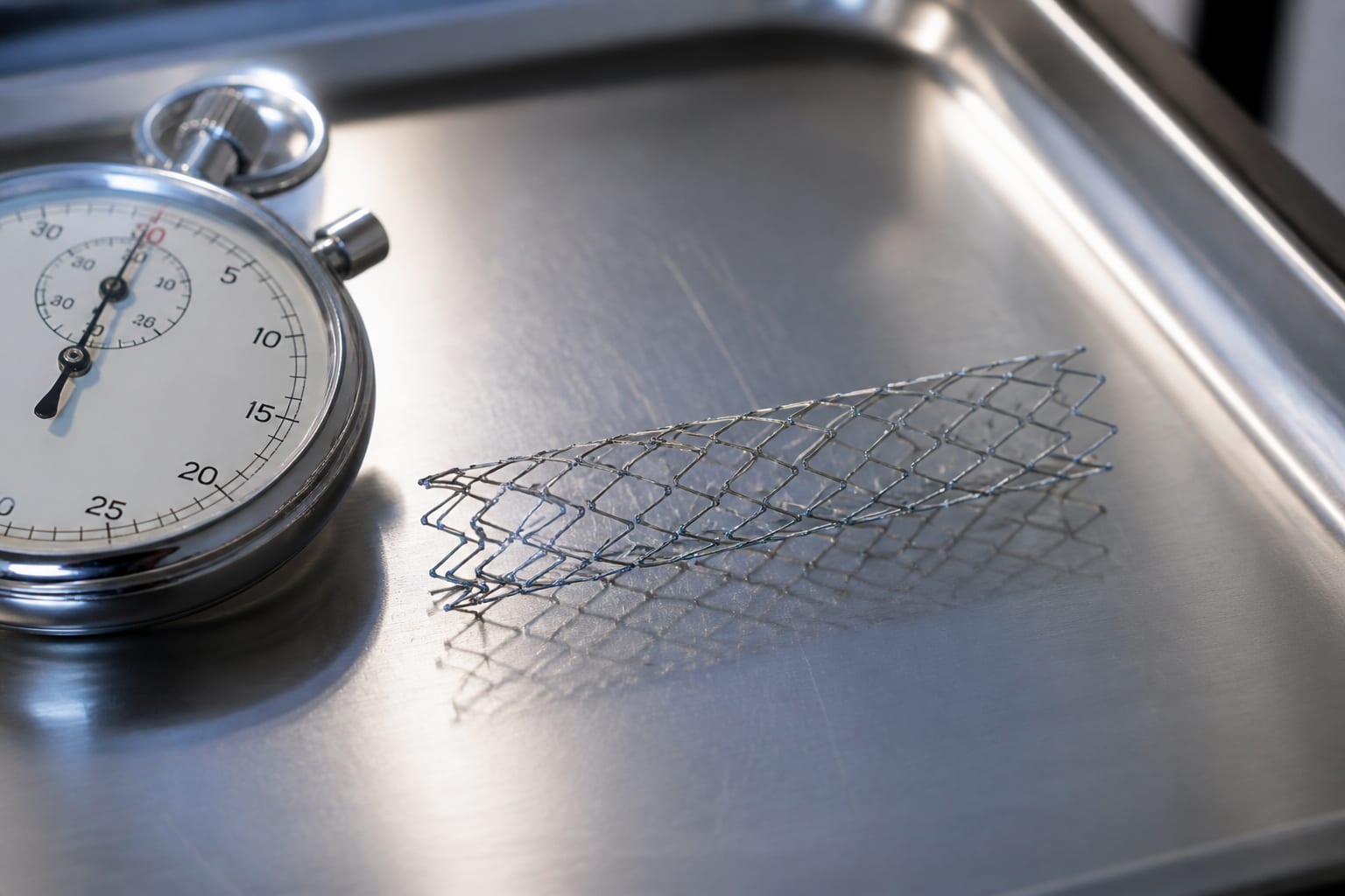 Angioplastia cu stent durează 30-90 de minute și poate scurta recuperarea față de operația pe cord deschis