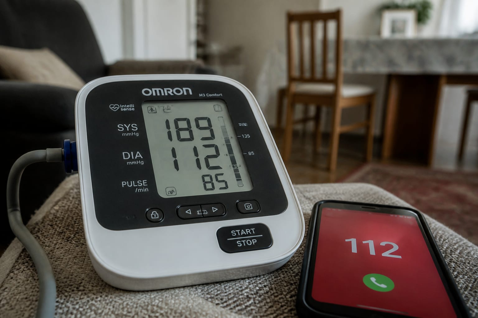Tensiunea de 140/90 mmHg arată hipertensiune, iar peste 180/110 mmHg poate fi urgență