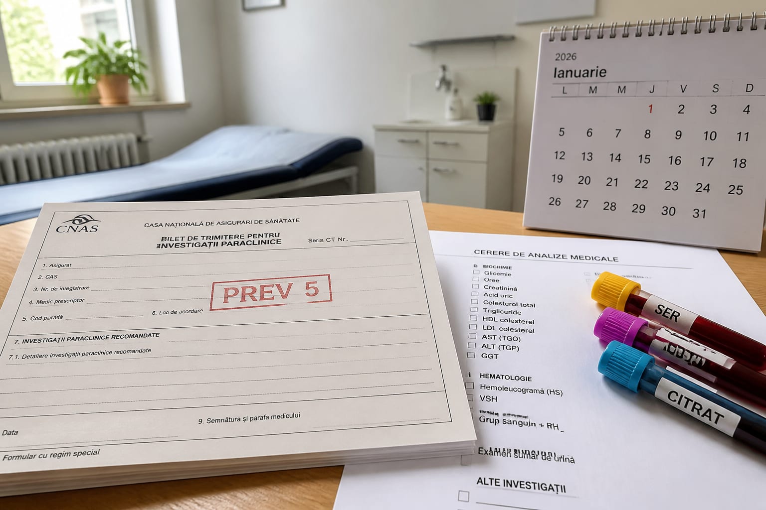 Pachetul de prevenție 40 plus oferă până la 3 consultații și analize gratuite peste plafonul laboratorului