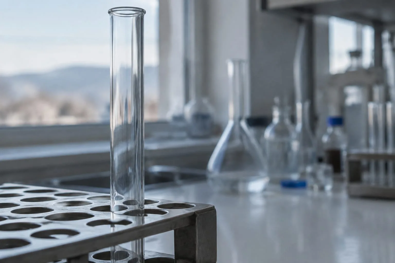 Eprubetă pentru testarea ciumei pneumonice